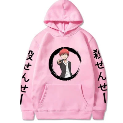 Japan Anime Assassination Classroom Unisex Pullover Hoodies Harajuku Akabane Karma Graphic Print Sweatshirts - Assassination Classroom Store